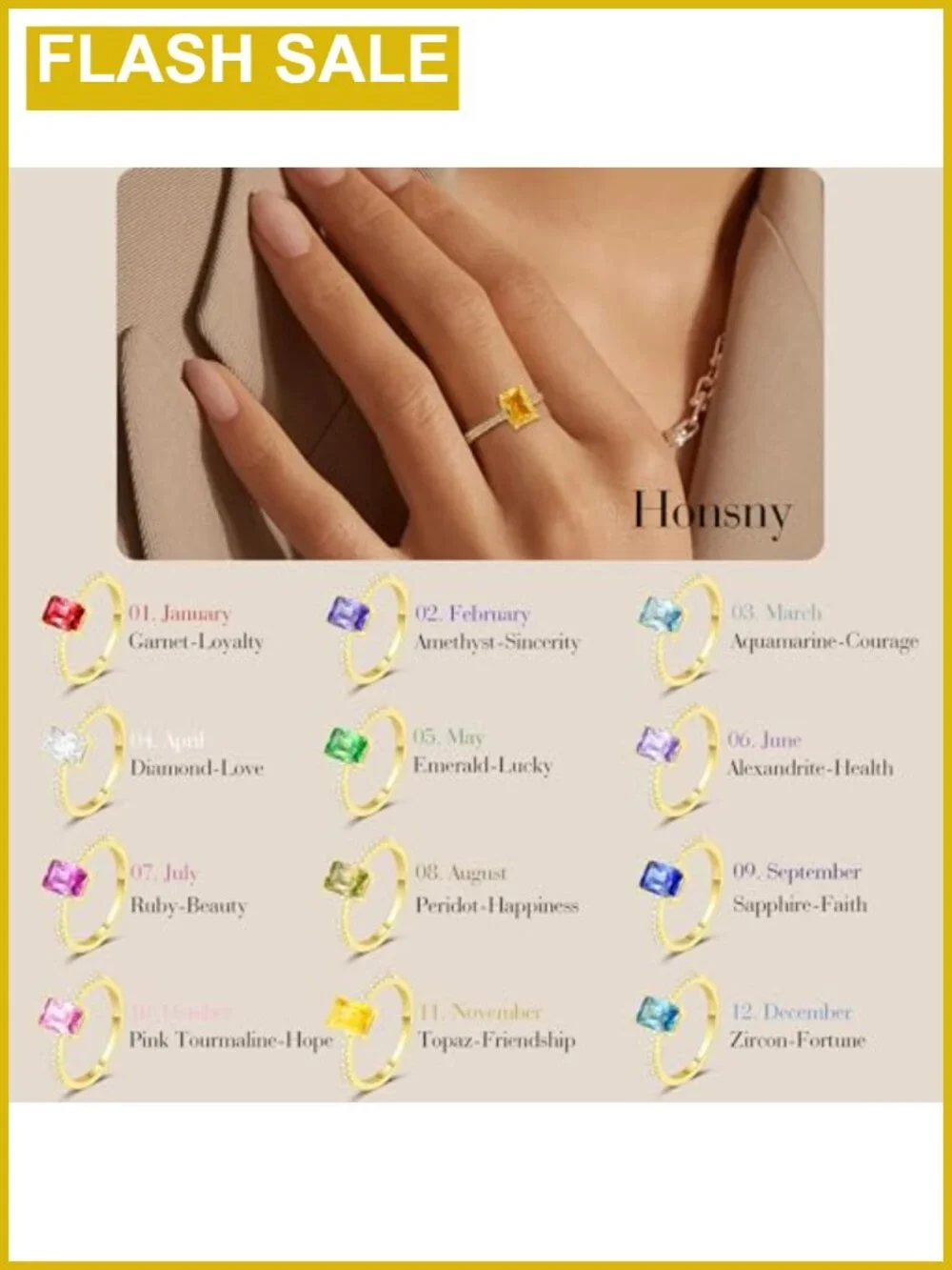 N/A dainty birthstone